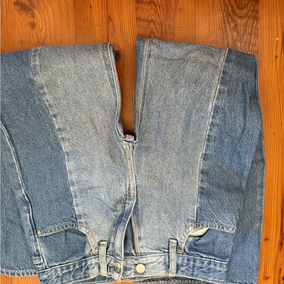 Girls size 10 High-Rise Baggy Wide Leg Jeans - Blue - Picture 11 of 12